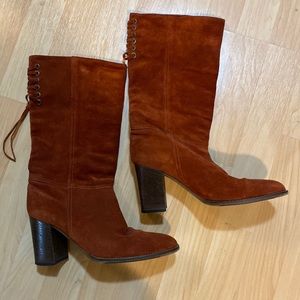 Coach suede boots
